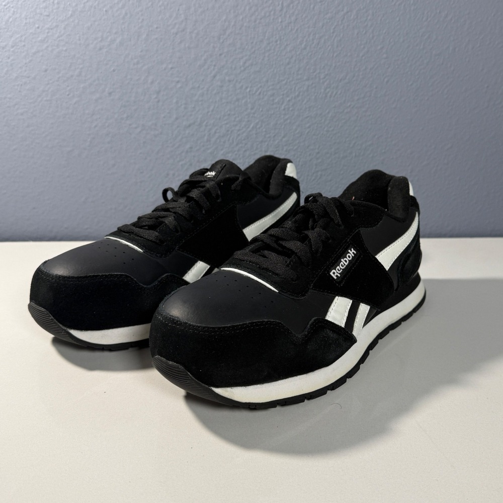 Reebok Work Soyay RB198 Womens Black Steel Toe Slip Resistant Safety Shoes 9W